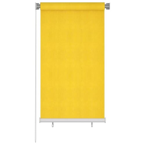 Udendørs rullegardin 80x140 cm HDPE gul