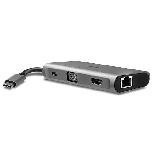 USB Hub LINDY 43278 Grå