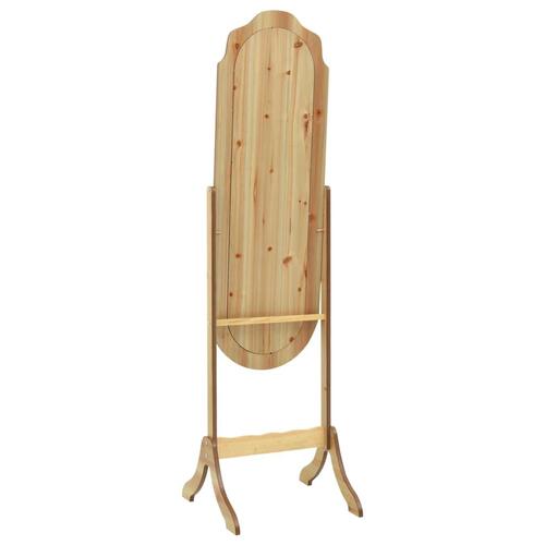 Fritstående spejl 45,5x47,5x160 cm konstrueret træ