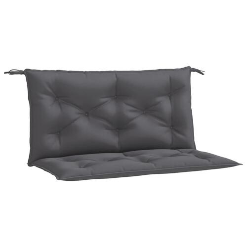 Hynder til havebænk 2 stk. 100x50x7 cm oxfordstof antracitgrå