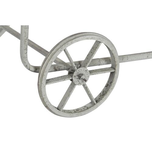 Sofabord Grå Natur Metal Gran 110 x 67 x 46 cm