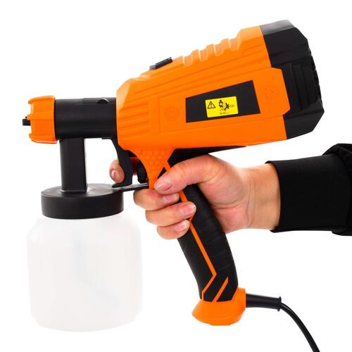 Elektrisk malersprøjte med 3 dysestørrelser 500 W 800 ml