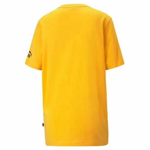 Kortærmet T-shirt til Mænd Puma Essential Logo Repeat Graphic Gul S