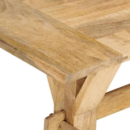 Bænk 160x35x45 cm massivt mangotræ