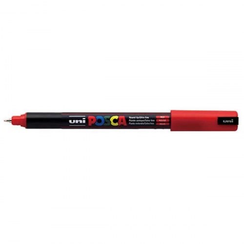 POSCA PC-1MR markør - metal rød, 0,7 mm (6 stk.)