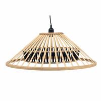 Loftslampe Brun Bambus 50 W (60 x 60 x 21 cm)
