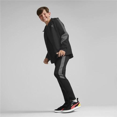 Sportsjakke til børn Puma Evostripe Sort 11-12 år