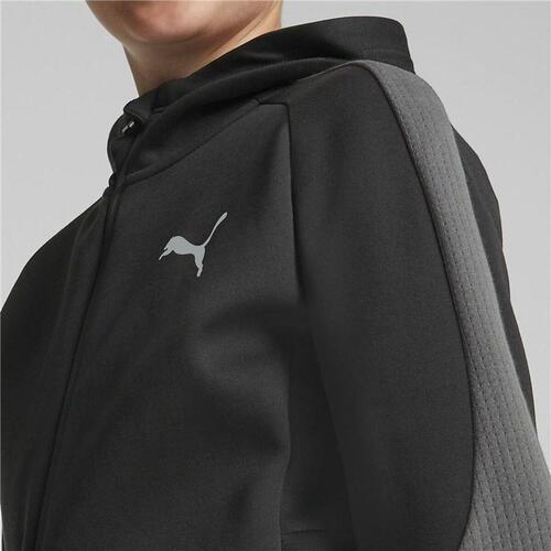 Sportsjakke til børn Puma Evostripe Sort 11-12 år