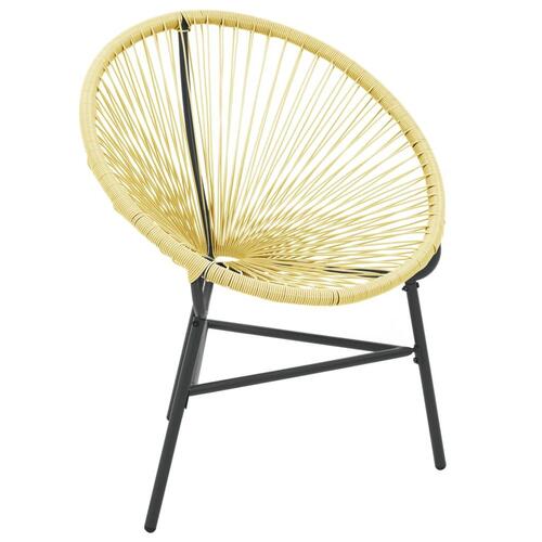Acapulco-stol polyrattan beige