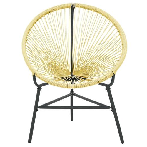 Acapulco-stol polyrattan beige