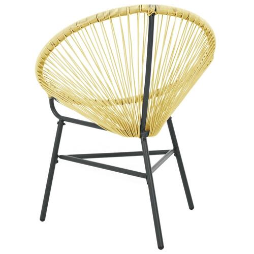 Acapulco-stol polyrattan beige