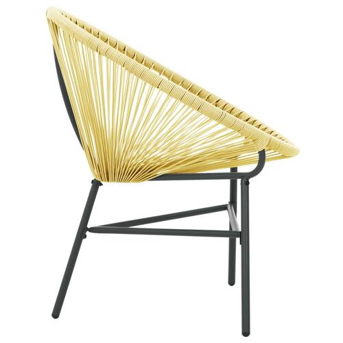 Acapulco-stol polyrattan beige