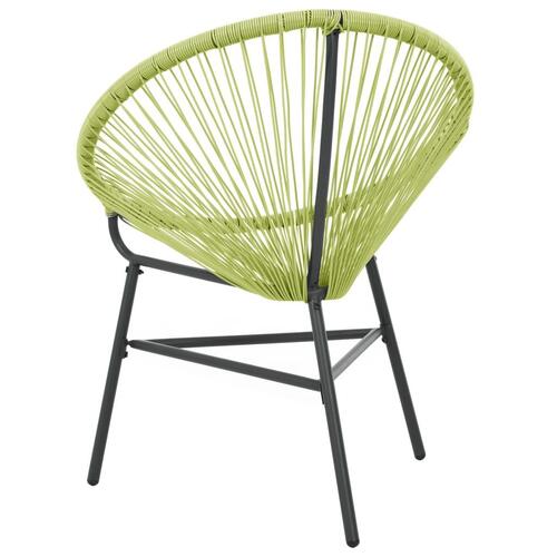 Acapulco-havestol polyrattan grøn