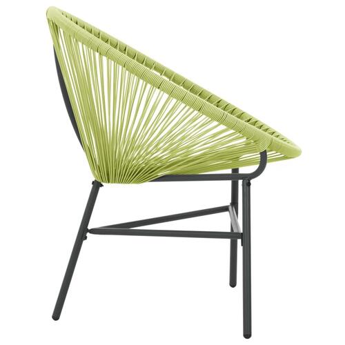Acapulco-havestol polyrattan grøn