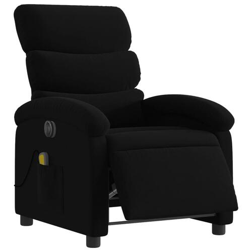 Eldrevet massagestol stof sort