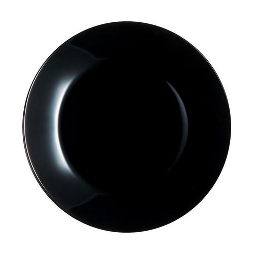 Flad Tallerken Arcopal Sort Glas (Ø 25 cm)