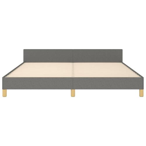 Sengeramme uden madras 180x200 cm stof mørkegrå