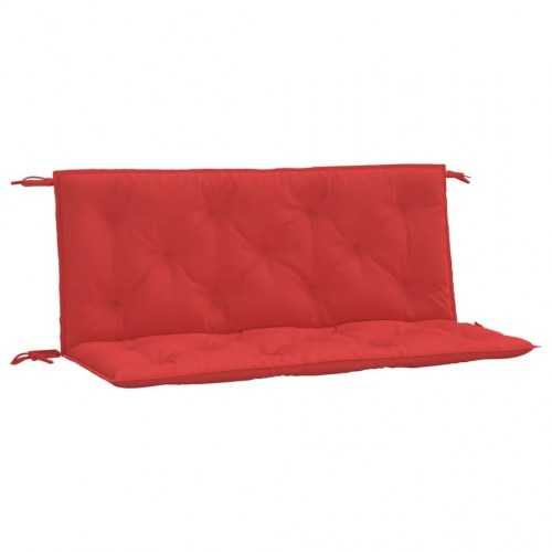 Hyndesæt til havebænk 2 dele 120 x 50 x 7 cm - rød