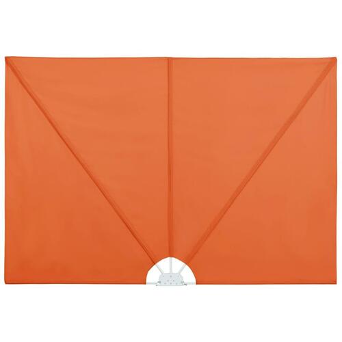 Sammenklappelig sidemarkise til terrasse terracotta 300 x 200 cm