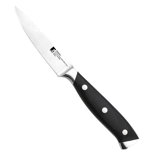 Skrællekniv Masterpro BGMP-4307 Sort Rustfrit stål Rustfrit stål/Træ 8,75 cm