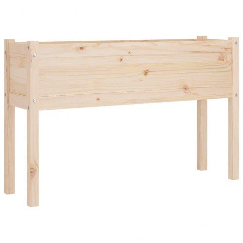 Plantekasser 2 stk. 1110x31x70 cm massivt fyrretræ