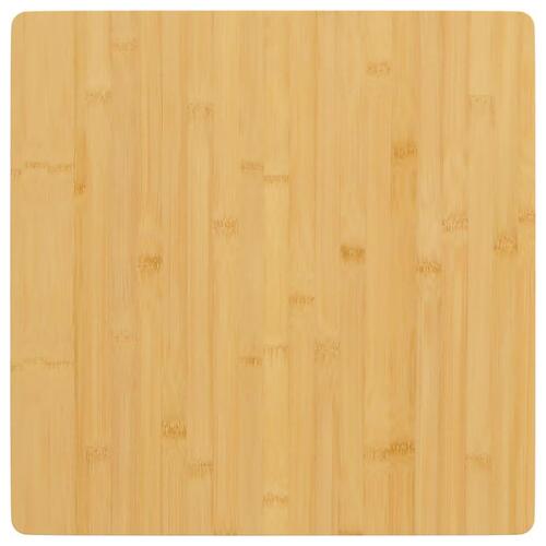 Bordplade 50x50x4 cm bambus