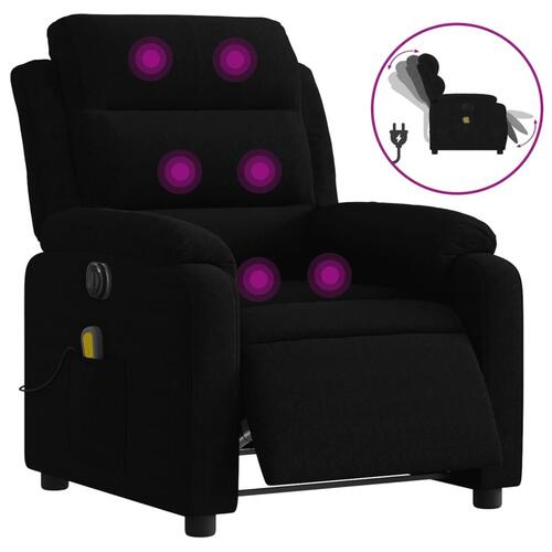 Massagestol velour sort