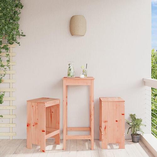 Barstole 2 stk. 40x36x75 cm massivt douglasgran