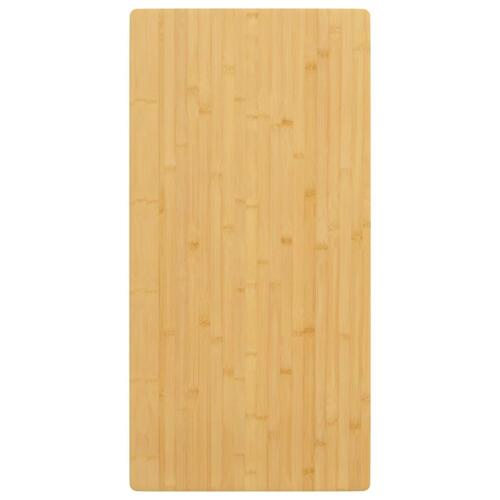Bordplade 50x100x1,5 cm bambus