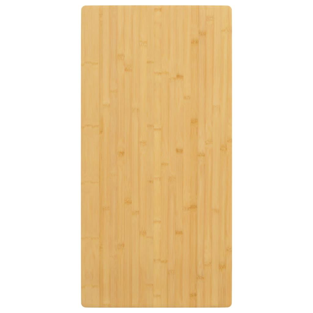 Bordplade 50x100x1,5 cm bambus