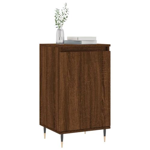 Skænk 40x35x70 cm konstrueret træ brun egetræsfarve