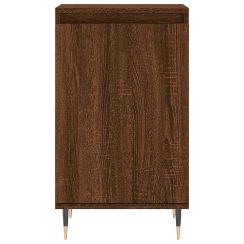 Skænk 40x35x70 cm konstrueret træ brun egetræsfarve