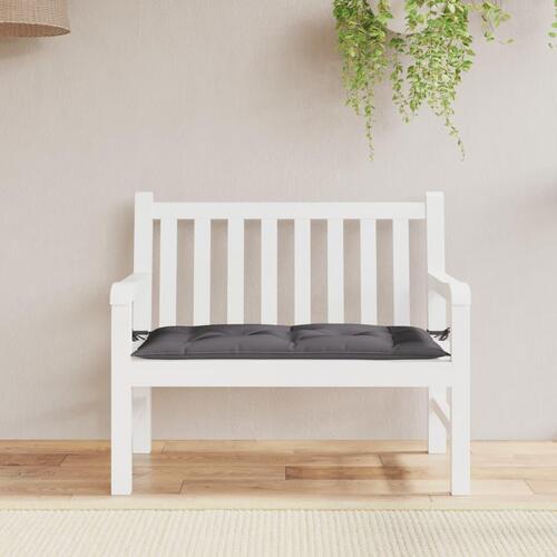 Hynde til havebænk 110x50x7 cm oxfordstof antracitgrå