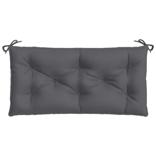 Hynde til havebænk 110x50x7 cm oxfordstof antracitgrå