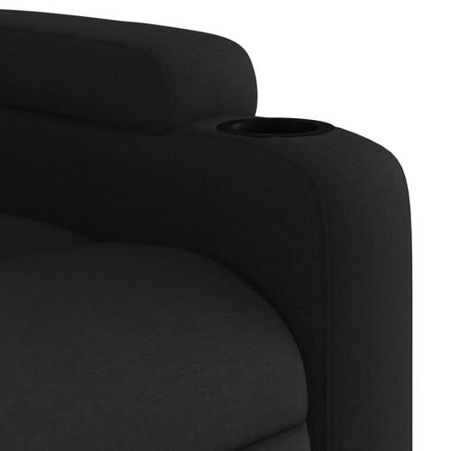Eldrevet massagestol stof sort