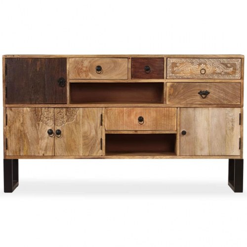 Skænk 140x30x80 cm massivt mangotræ