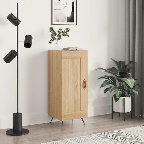 Skænk 34,5x34x90 cm konstrueret træ sonoma-eg