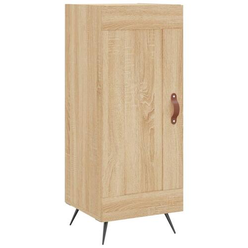 Skænk 34,5x34x90 cm konstrueret træ sonoma-eg