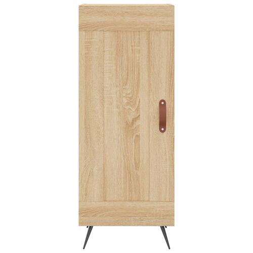 Skænk 34,5x34x90 cm konstrueret træ sonoma-eg