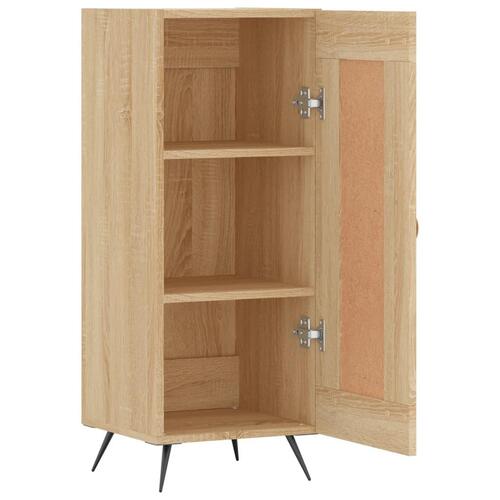 Skænk 34,5x34x90 cm konstrueret træ sonoma-eg