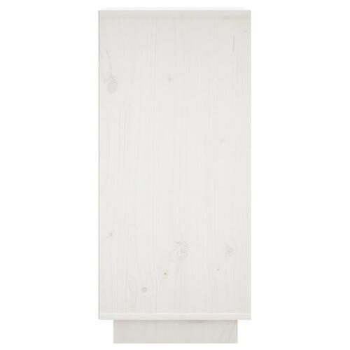 Skænke 2 stk. 31,5x34x75 cm massivt fyrretræ hvid