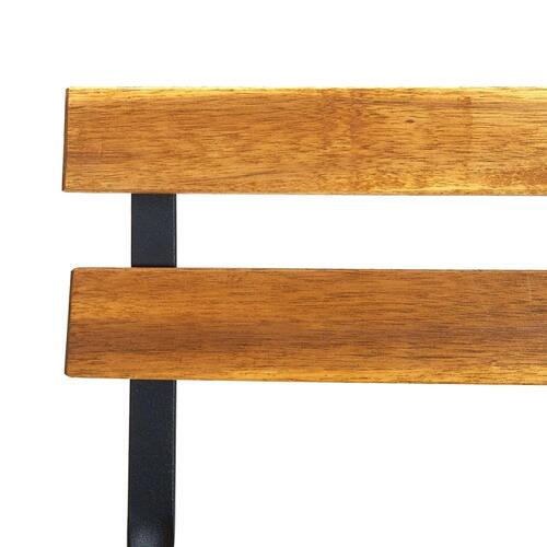 Foldbare bistrostole 4 stk. massivt akacietræ