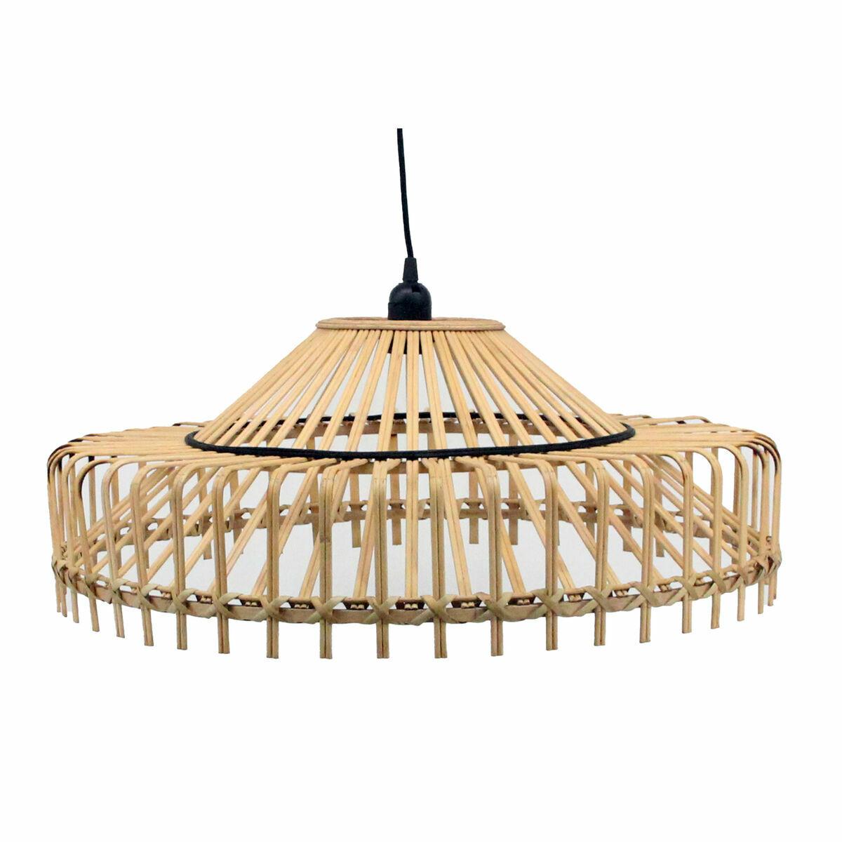 Loftslampe 61 x 61 x 23 cm 61 x 61 x 31 cm Brun Bambus 50 W