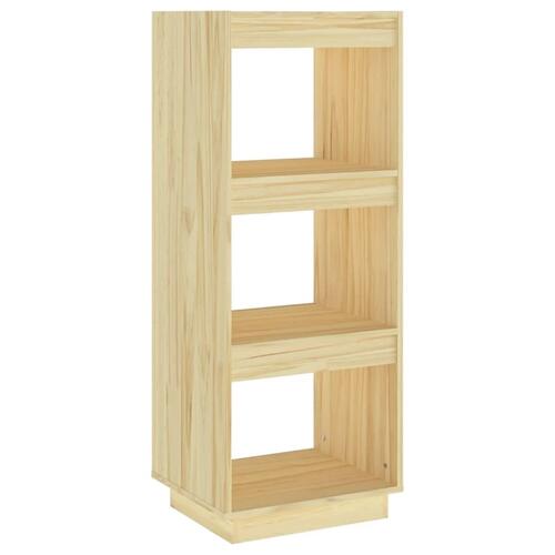 Bogreol/rumdeler 40x35x103 cm massivt fyrretræ