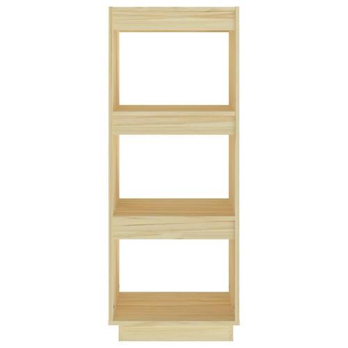 Bogreol/rumdeler 40x35x103 cm massivt fyrretræ
