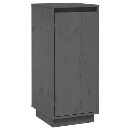 Skænke 2 stk. 31,5x34x75 cm massivt fyrretræ grå