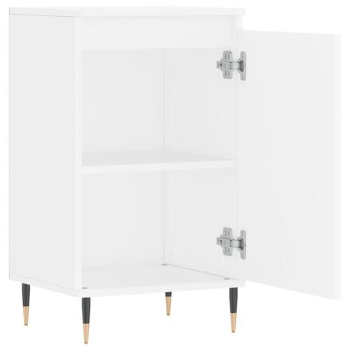 Skænke 2 stk. 40x35x70 cm konstrueret træ hvid