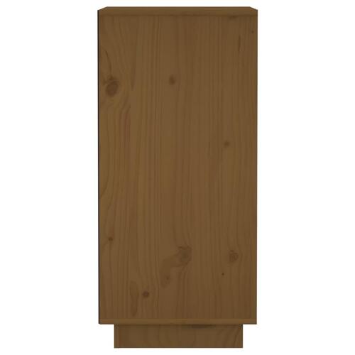Skænk 31,5x34x75 cm massivt fyrretræ gyldenbrun