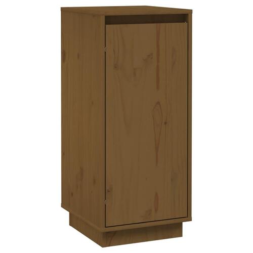 Skænke 2 stk. 31,5x34x75 cm massivt fyrretræ gyldenbrun