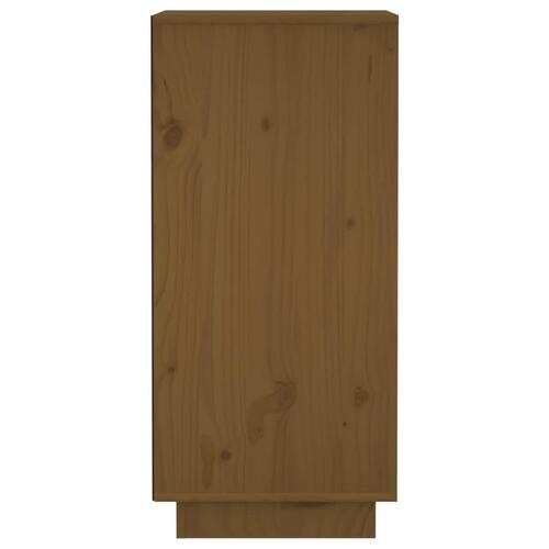Skænke 2 stk. 31,5x34x75 cm massivt fyrretræ gyldenbrun